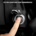 Pulsante dell'interruttore di accensione del coperchio di protezione decorativo di avvio con un solo pulsante per auto, modifica decorativa personalizzata e creativa