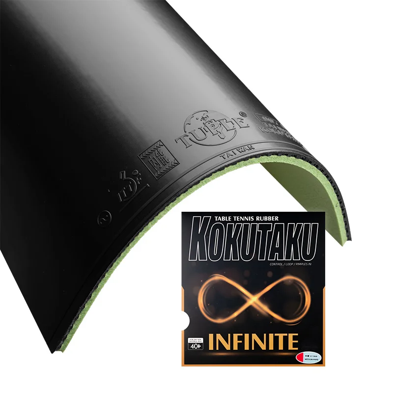 KOKUTAKU INFINITE Tischtennisgummi TUPLE Große Poren Hochelastischer Speed Spin Inner Energy Grüner Ping-Pong-Schwamm Image