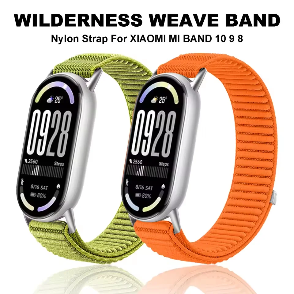 Neues Nylonarmband für Mi Band 10 9 8 Smart Watch Band für Xiaomi Smart Band 8 Strap Mi Band 8 9 Correa Ersatzzubehör Image