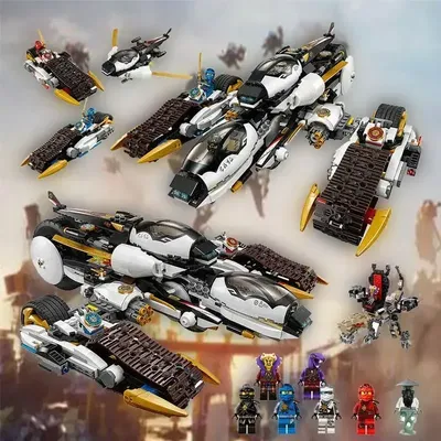 1146 stücke Ultra Stealth Raider Fit Ninja stadt spielzeug bausteine Ziegel Spielzeug Für Kinder Geschenk Image