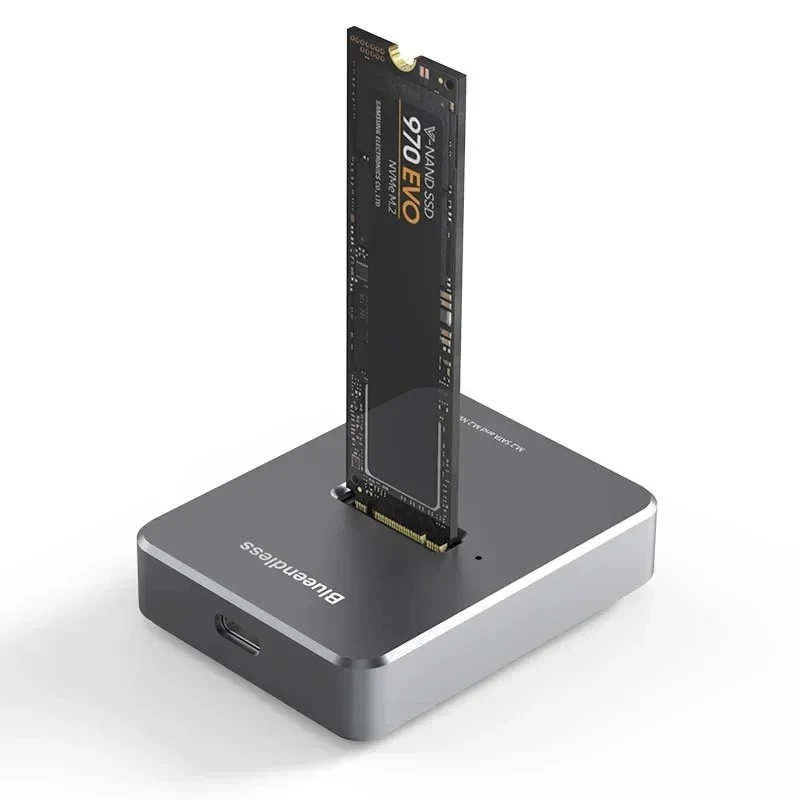 Blueendless Externe SSD-Festplatte M.2 SSD-Gehäuse 10 Gbit/s Online-Lese-Schreibgeschwindigkeit SSD-Gehäuse für M.2 NVMe Dockingstation Image