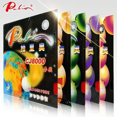 Original Palio CJ8000 Klebrige Tischtennis-Gummi-Pips-In Palio CJ8000 2,2 mm Ping-Pong-Schwammschlägerverkleidungen ITTF-zugelassen Image