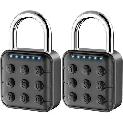 ​​​​​4/1Pcs Combination Lock 6 Digit Password Combo Locker Lock Outdoor Waterproof Padlock for School Gym Locker, Sports Locker