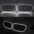 Auto LED Bianco Paraurti Anteriore Griglia Anteriore Rene Griglia Per BMW Serie 5 F10 F11 2010-2016 2011 2012 2013 2014 2015