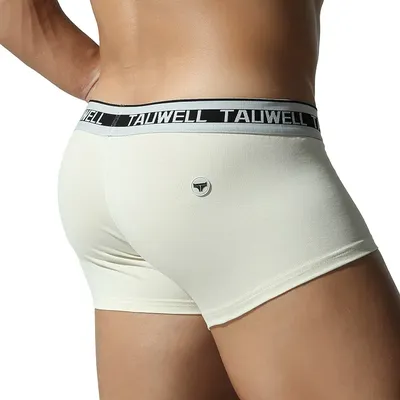 Tauwell Herren-Unterwäsche, bequem und atmungsaktiv, Markendruck, Boxershorts und Unterhose, Ausbuchtungsbeutel, Slips, Badehose Image