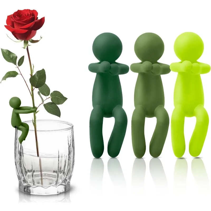 Niedlicher Sukkulentenständer, 3-teilig, Kunststoff-Stützpfahl, Mini-Blumentopfhalter, Innenhalterung, Set, Feengarten-Dekoration, Zubehör Image