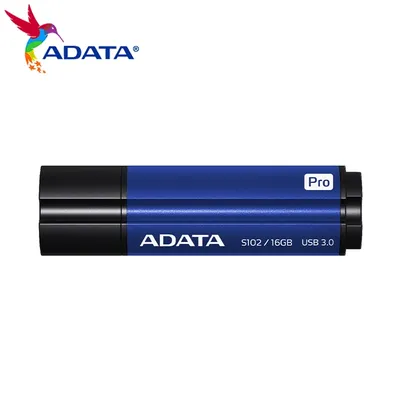 Original USB 3.0 ADATA S102 Pro USB-Flash-Laufwerk 16 GB Pendrive High Speed Mini U Disk Pen Drive U Stick Blauer USB-Speicherstick Image