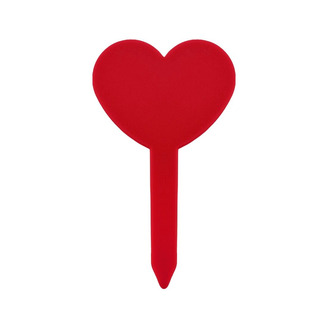 CombiCraft Herzförmige Stecketiketten 46x82 mm in Rot, 100 Stück Image