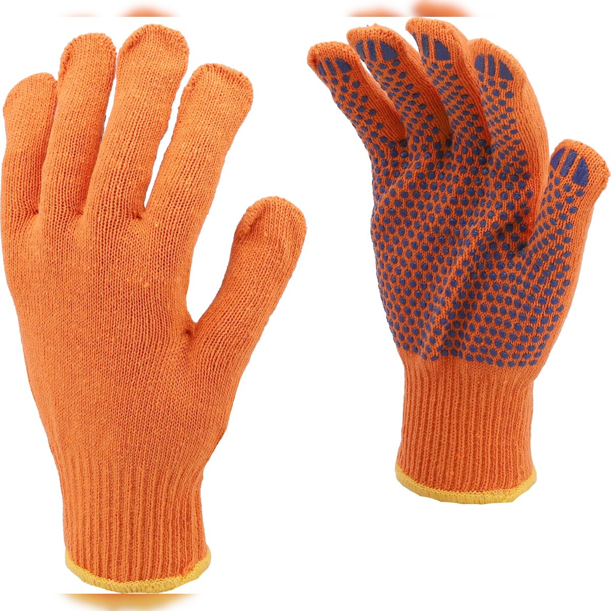 TRIZERATOP Arbeitshandschuhe, Gartenhandschuhe, Baumwolle, mit PVC-Noppen Gr. 8 Image