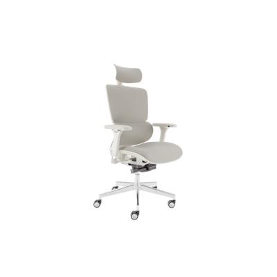 CLOUVOU MasterSeat, ergonomischer Bürostuhl, höhenverstellbare Rückenlehne mit thermoregulativem Bezug , 4D-Armlehnen, 3D-Kopfstütze, PhantomWheels Image
