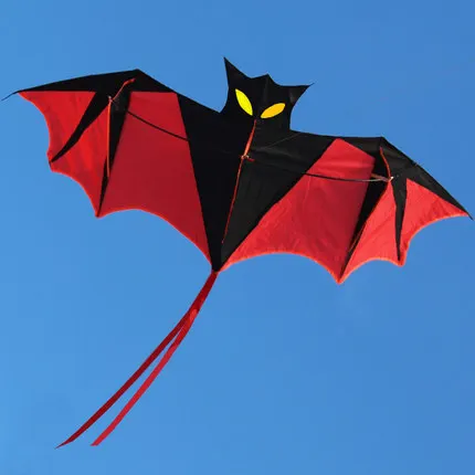 High quality 1.8 m Red Bat Power Kite With Kite Handle And Line Good Flying
