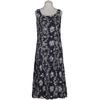 Eddie Bauer Damen Kleid, Gr. 40, marineblau, Baumwolle, Leinen