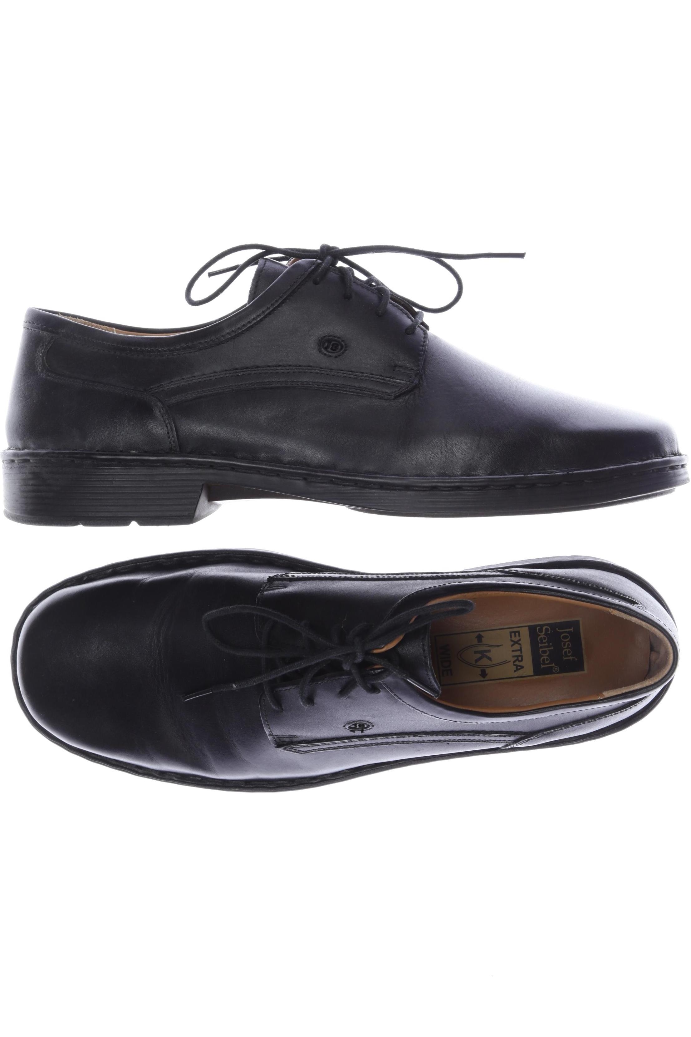 Josef Seibel Herren Halbschuh, Gr. 45, schwarz, Leder Image