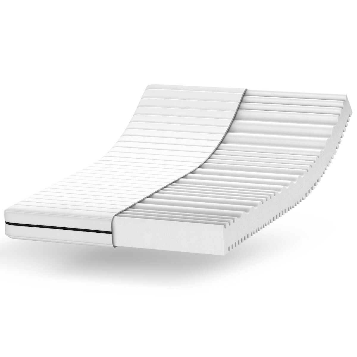 Mister Sandman - Matratze 120x190 H2 H3, Höhe 18cm, 7 Zonen Kaltschaummatratze 120 x 190 mit hochwertigem Doppeltuchbezug, Hergestellt in Deutschland Image