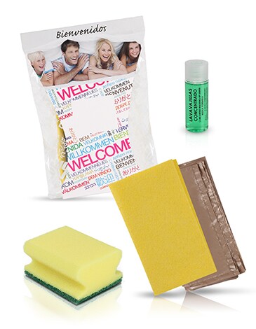 Amenities- Reinigungssets "Welcome Nr. 1" für Touristenunterkünfte - 50 Stück Image