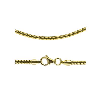 Schlangenkette FIRETTI "Schmuck Geschenk Gold 333 oder 585 Collierkette in mehreren Breiten" Gr. 45, gold (gelbgoldfarben), Halsketten, Damen, 45, Gelbgold 333, B: 2,3mm, Made in Germany, B:2,3mm Image