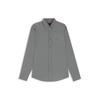 Langarmhemd BOSS ORANGE "Relegant", Herren, Gr. 6XL, N-Gr, open grau062, Web, Obermaterial: 100% Baumwolle, casual, regular fit, hoch geschlossener Ausschnitt, Langarm eingesetzt 2-Knopf-Manschette mit Knöpfen, Hemden, mit BOSS Stickerei