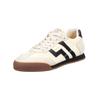 Sneaker GANT "Gant Sneaker Lederimitat/Textil", Damen, Gr. 41, beige (beige, schwarz), Lederimitat, Textil, casual, Schuhe