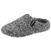Pantoffel VERBENAS "York Borrego Wash", Damen, Gr. 38, grau (grau meliert), Textil, casual, Schuhe, Clog, Homeslipper, Hausschuh mit Label