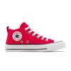 Sneaker CONVERSE "CHUCK TAYLOR ALL STAR MALDEN STREET", Gr. 38, rot (rot, weiß, schwarz), Textil, sportlich, Schuhe