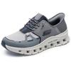 Slip-On Sneaker SKECHERS "GLIDE-STEP PRO", Herren, Gr. 44, grau, Textil, sportlich, Schuhe, Laufschuh, Trainingsschuh mit flexibler Traktionslaufsohle