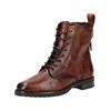 Schnürstiefelette BAGATT "BAGATT Stiefelette Leder", Damen, Gr. 38, braun (cognac), Leder, casual, Schuhe