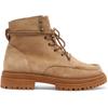 Schnürboots ROXY "WORK IT", Gr. 39, braun (tan), Leder, sportlich, Schuhe, Schnürstiefel, Schnürstiefelette