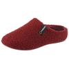Pantoffel VERBENAS "YORK GALES", Damen, Gr. 39, rot (dunkelrot), Textil, klassisch, Schuhe, Pantoffel, Hausschuh, Homeslipper zum Schlupfen