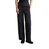 Jerseyhose MARC O'POLO "aus Interlock-Qualität", Damen, Gr. 32, Normalgrößen, blau (deep night blau), Obermaterial: 78% Baumwolle, 18% Polyester, 4% Elasthan, unifarben, casual, regular fit lang, Hosen