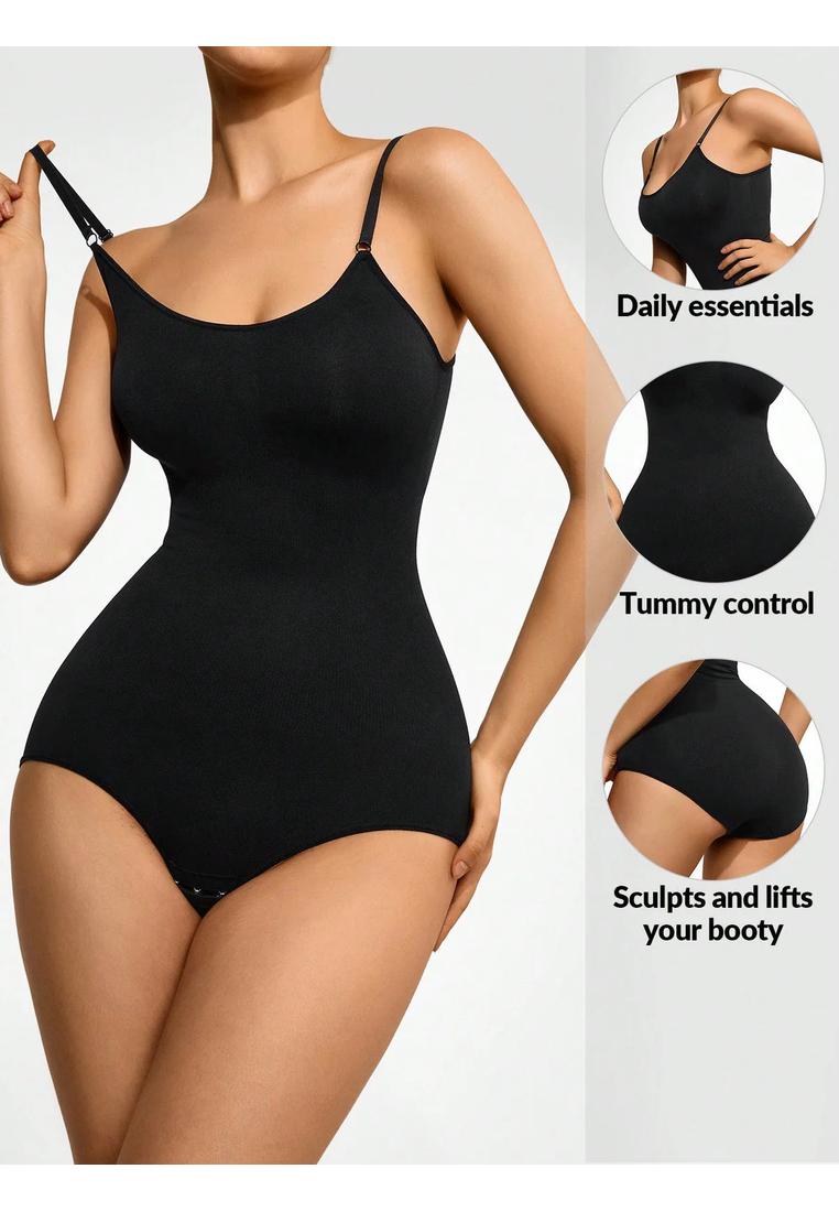 Damen Basic Bae Bodysuit mit Rundhalsausschnitt und Po-Aktivierung in voller Größe Image