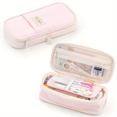 Big Capacity Pencil Pen Case Office College School Large Storage High Capacity Bag Pouch Holder Box