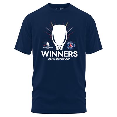 PSG Superpokalsieger 2025 Grafik T-Shirt - Marineblau Image