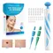 2 In1 Painless Auto Skin Tag Mole Wart Removal Kit Cleaning Tools Face Skin Care Body Wart Dot Treatments Remover Beauty Health