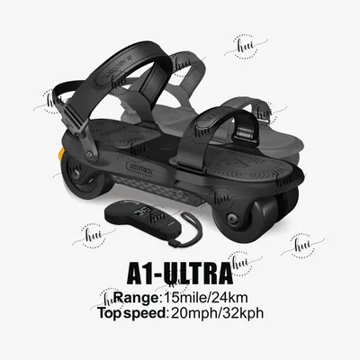 AIRTRICK-Ultra, A Portable and Foldable Electric Skateboarding Shoe for Commuting and Walking Dogs