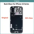 Cover posteriore originale in vetro con cavo flessibile di ricarica wireless per iPhone 16Plus 16 Pro Max 16e, smontato, 98% nuovo