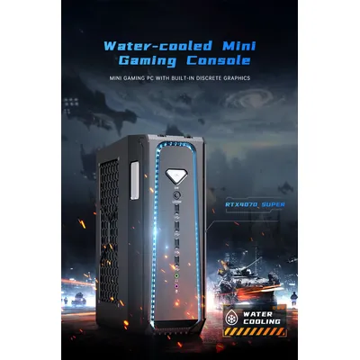 MSECORE SL800 Intel Core I5 I7 I9 RTX4070 12G Liquid Cooling Desktop Gaming Computer Windows 11 MINI PC DDR5 NVMe SSD 8K BT5.3