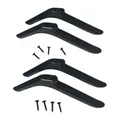 2x Base TV Supporto da tavolo Gambe TV da tavolo con 4 viti Gambe TV da tavolo 2,5 cm