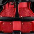 Tappetini per auto personalizzati 5D a doppio strato per Porsche 911 991 992 997 4 posti Tappeti per auto Fodere per piedi Accessori per auto