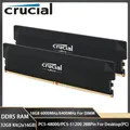 Crucial Memoria DDR5 RAM 32GB Kit 2x16GB 6000MHz 6400MHz PC5-48000 PC-51200 DIMM Memoria da gioco per PC desktop per RAM Intel e AMD