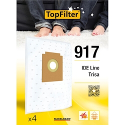 Top Filter 4er-Set Staubsaugerbeutel IDE Line und Trisa TopFilter Premium Image