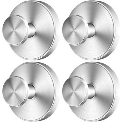 4 Pack Suction Cup Hooks for Shower, Wreaths, Towels, Robes, Loofah, No-Drill Removable Bathroom Hooks for Mountable on Bathroom Walls, Kitchen, Glass, Mirrors, Tile, Smooth Non-Porous Surfaces