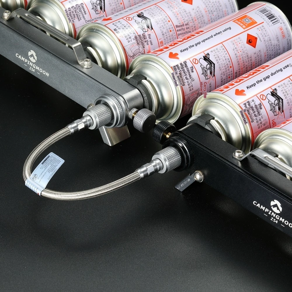 Outdoor Camping Gasherd Adapter Verlängern Rohr Grill Gasherd Schlauch Brenner Universal Verlängerung Anschluss Linie Zubehör Z54 + Z58 Image