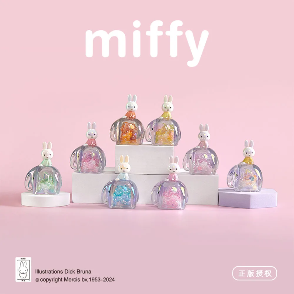 Original Miffy Elephant Serie Kawaii Desktop Ornament Dekoration Anime Periphere Figur Puppe Geschenk Spielzeug Image