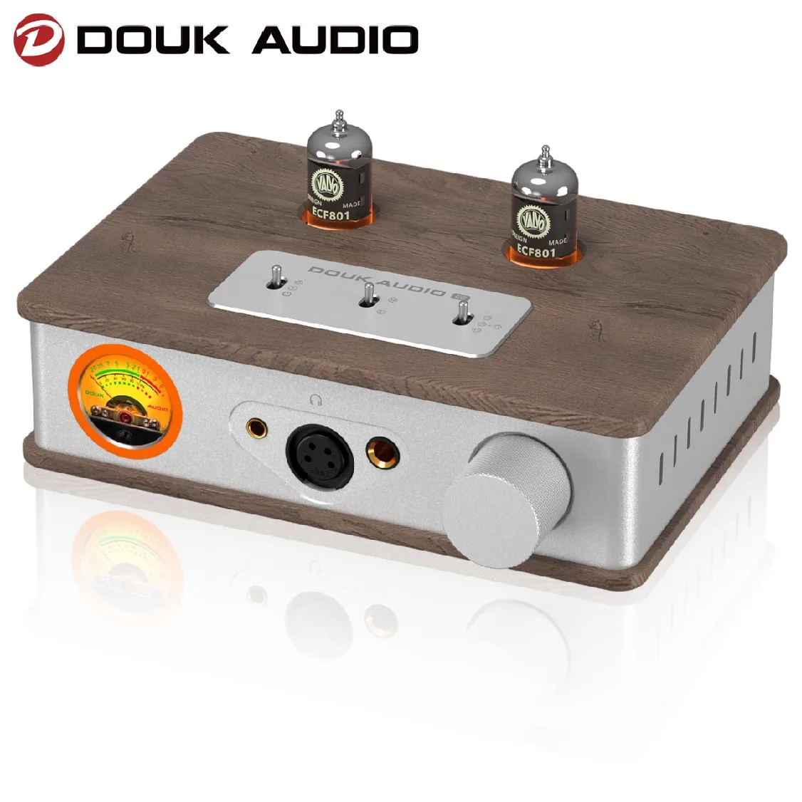 Douk Audio E2 Ventilröhrenvorverstärker Kopfhörerverstärker mit XLR/4,4 mm/6,35 mm Kopfhöreranschlüssen HiFi-Stereo-Vorverstärker Image