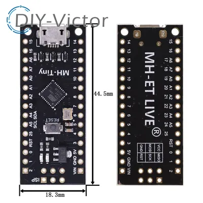 ATTINY88 Mikro-Entwicklungsboard 16 MHz / Digispark ATTINY85 aktualisiert / NANO V3.0 ATmega328 erweitert kompatibel für Arduino Image