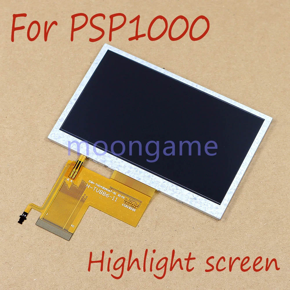 1pc LCD Highlight Hohe Helligkeit Kits IPS LCD Bildschirm Für PSP1000 Spielkonsole Für Sony PSP 1000 IPS bildschirm Image