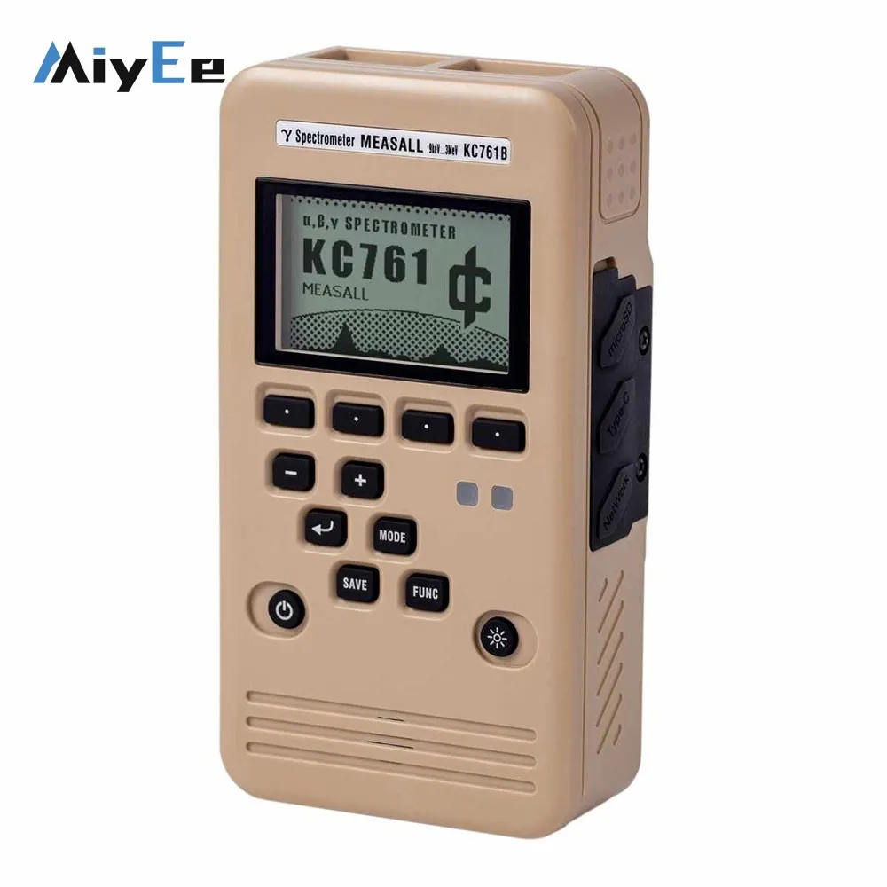 KC761B 7,5 % FWHM Hand-Gamma-Spektrometer, professioneller nuklearer Strahlungsalarm, umgebendes Dosimeter Image