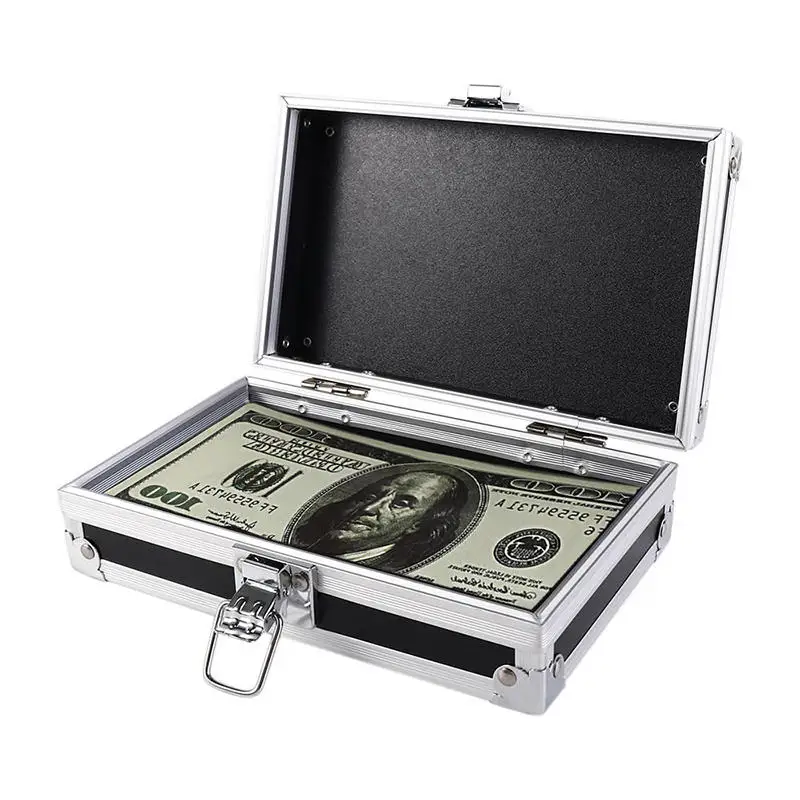 Bargeld Bank Karte Box Aluminium Metall Business ID Kreditkarte Fall Frauen Mehrzweck Schmuck Organizer Mode Zubehör Image