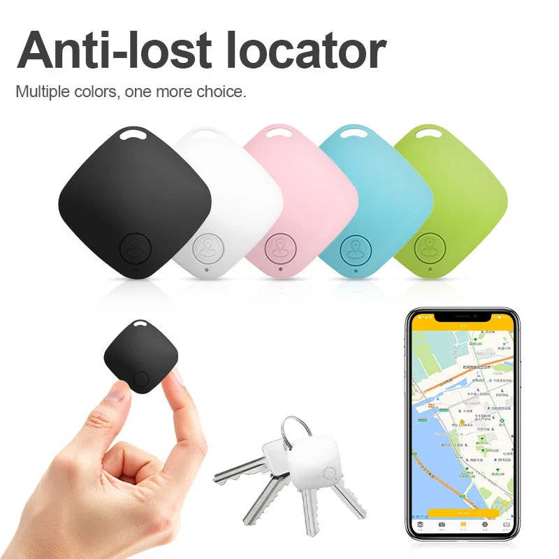 Polygon Mini Bluetooth Tracker GPS Smart Locator Anti-Verlust-Gerät mit Apple Find My für Haustier, Schlüssel, Rucksack, Geldbörse Image