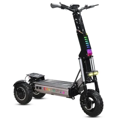 13-Zoll-Reifen-Offroad-Dreirad-Scooter Hochleistungs-Elektroroller 6000 W Motor E-Scooter